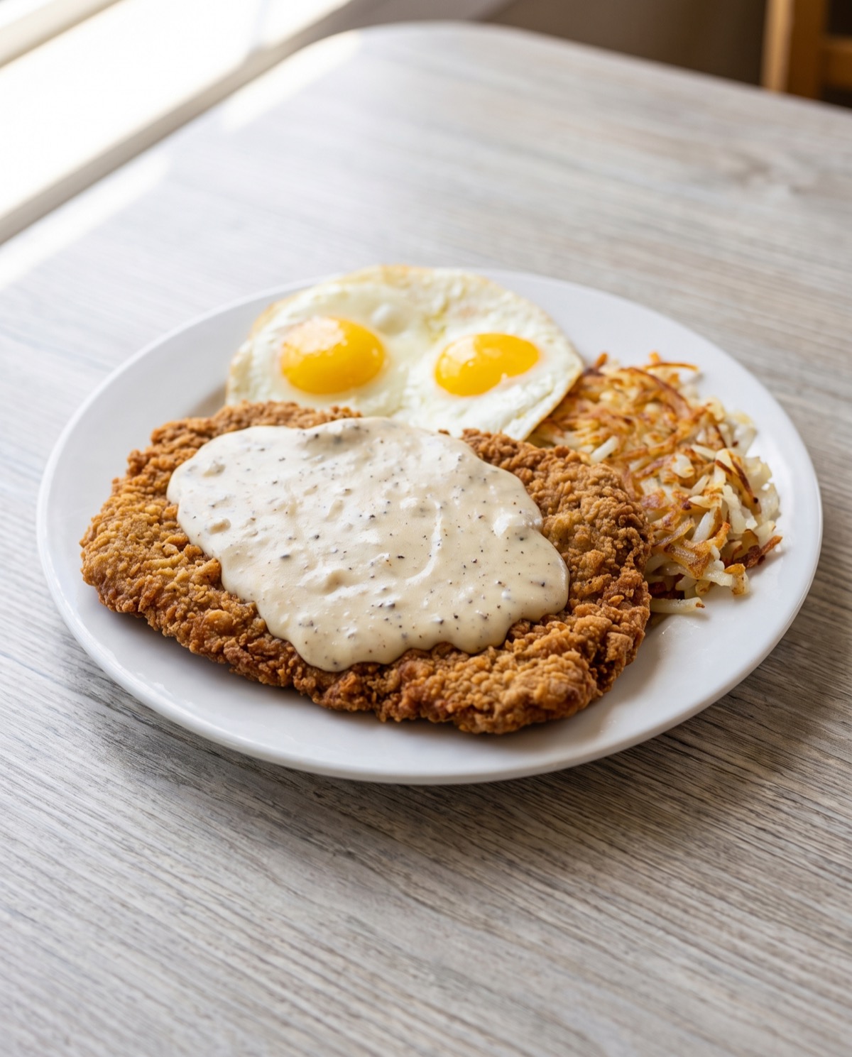Moss Landing Café — Chicken Fried Steak & Eggs