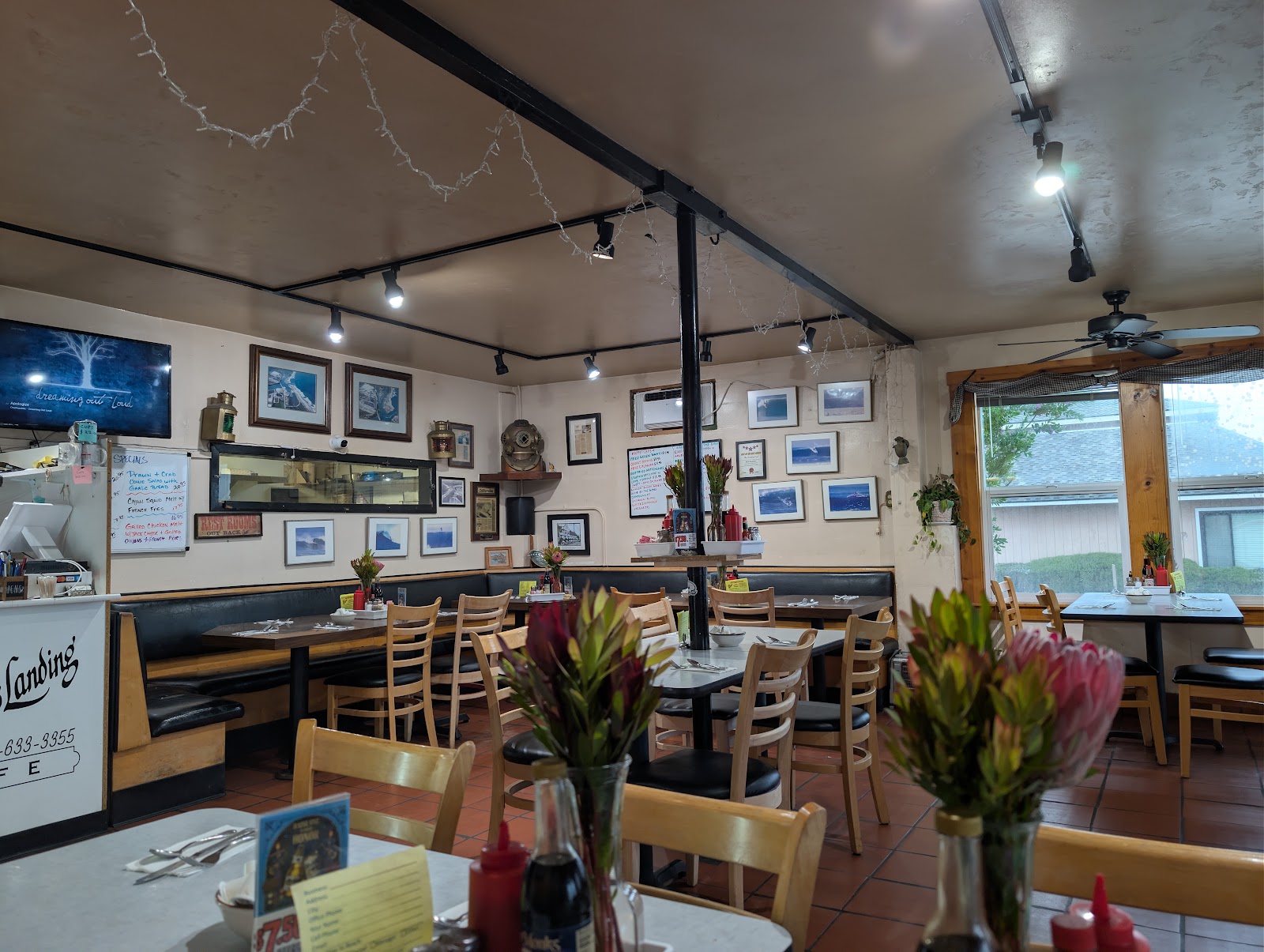 inside the dining room