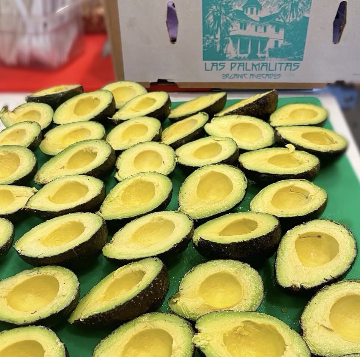 fresh organic avocados