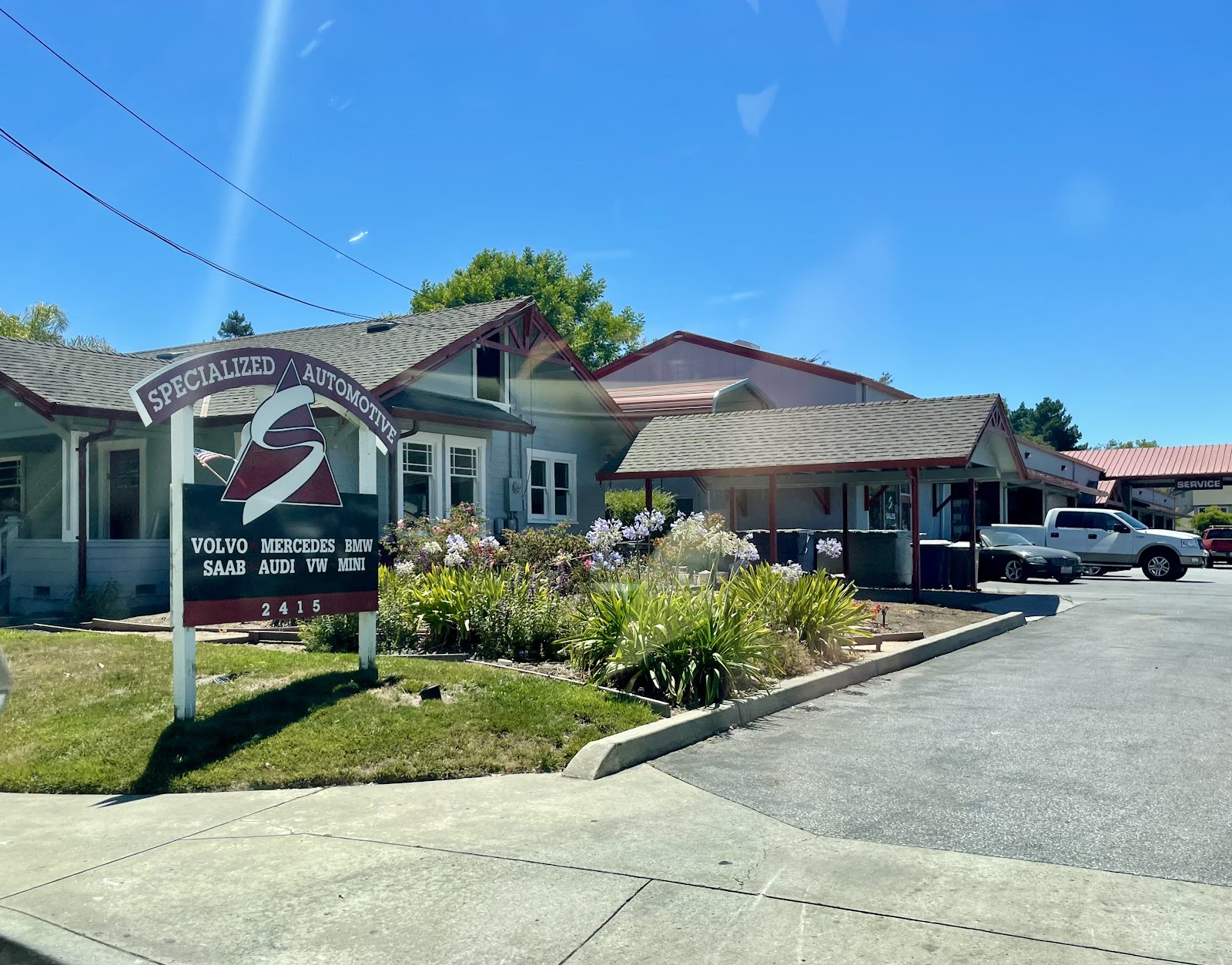 The craftsman office under the street sign