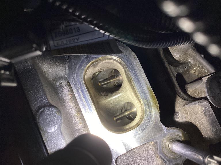 Inside an engine — the detail work