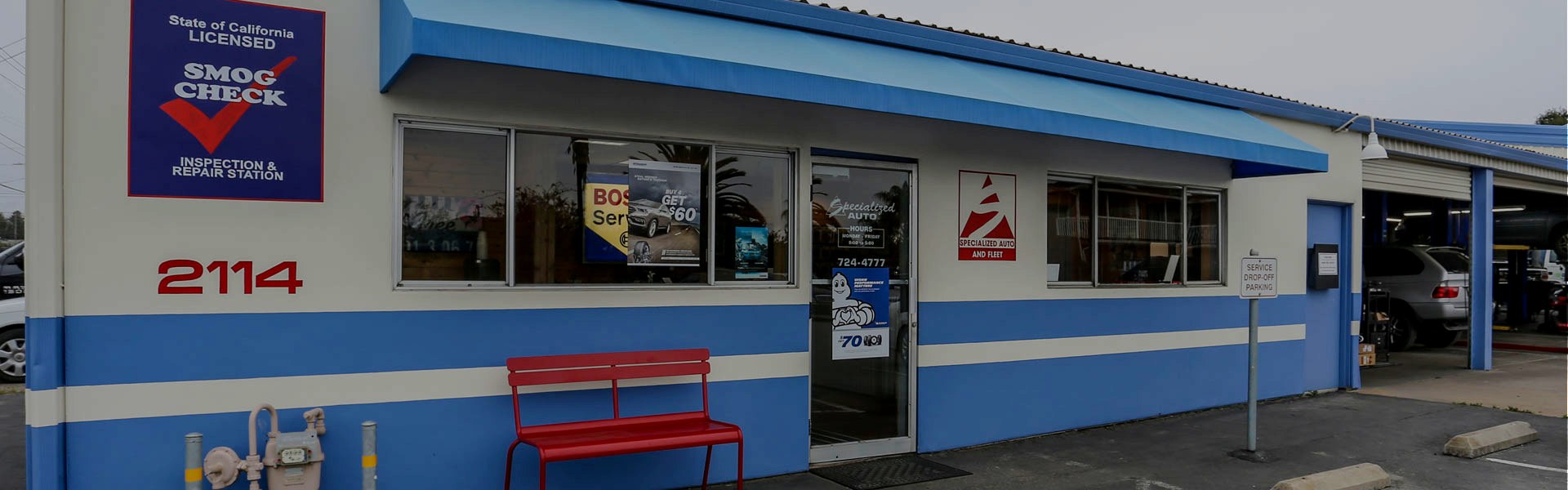 The Freedom office — licensed smog check station