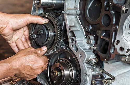 Transmission work on the bench